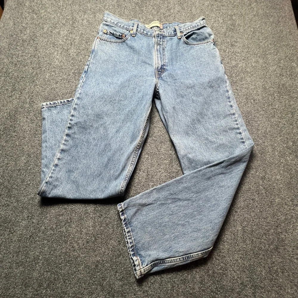 Levis 550 Relaxed Fit Mens Jeans 36x32 Medium Wash Blue Denim 00550-4891